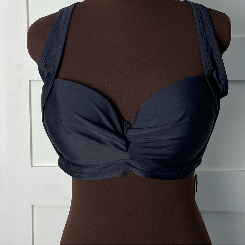 California Waves Plus Size Molded Cup Bikini Top, Created for Macy's Sz 16/18 - Picture 2 of 14